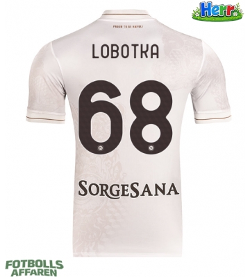 SSC Napoli Stanislav Lobotka #68 Bortatröja 2025-26 Kortärmad